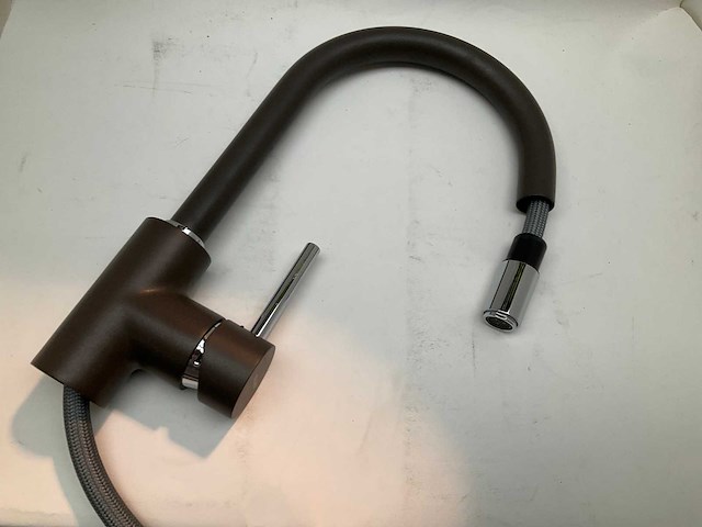 Blanco mida-s cafe keukenmengkraan met uittrekbare uitloop - afbeelding 3 van  7