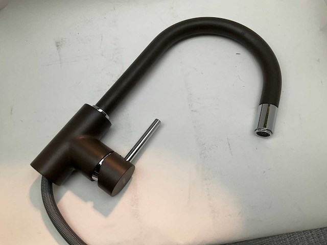 Blanco mida-s cafe keukenmengkraan met uittrekbare uitloop - afbeelding 2 van  7