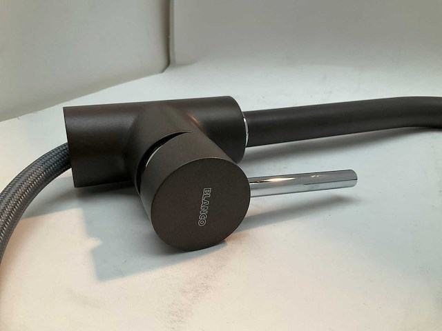 Blanco mida-s cafe keukenmengkraan met uittrekbare uitloop - afbeelding 5 van  7