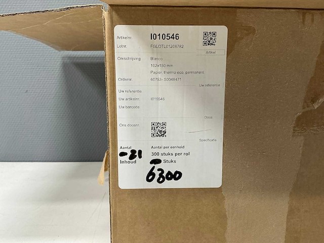 Blanco stickers (6300x) - afbeelding 8 van  9