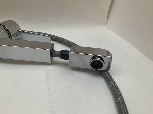 Blanco zenos keukenmengkraan met uittrekbare sproeikop - afbeelding 5 van  8