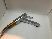 Blanco zenos keukenmengkraan met uittrekbare sproeikop - afbeelding 2 van  8