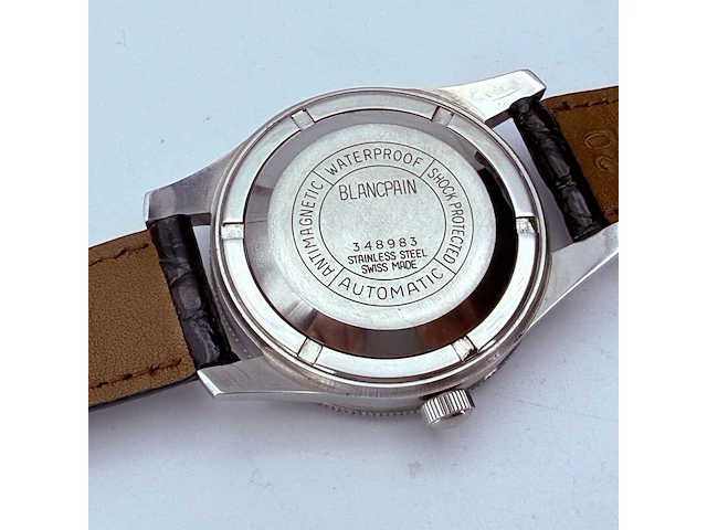 Blancpain fifty fathoms aqua lung automatisch herenhorloge - afbeelding 3 van  13