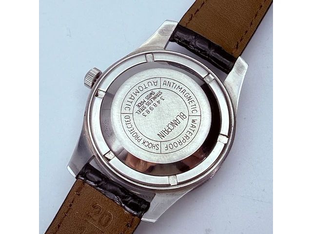 Blancpain fifty fathoms aqua lung automatisch herenhorloge - afbeelding 4 van  13