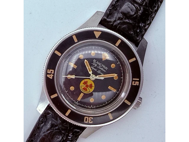 Blancpain fifty fathoms aqua lung automatisch herenhorloge - afbeelding 1 van  13
