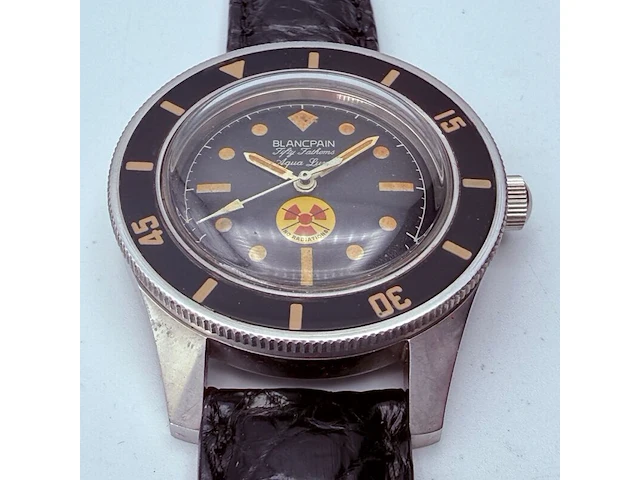 Blancpain fifty fathoms aqua lung automatisch herenhorloge - afbeelding 6 van  13