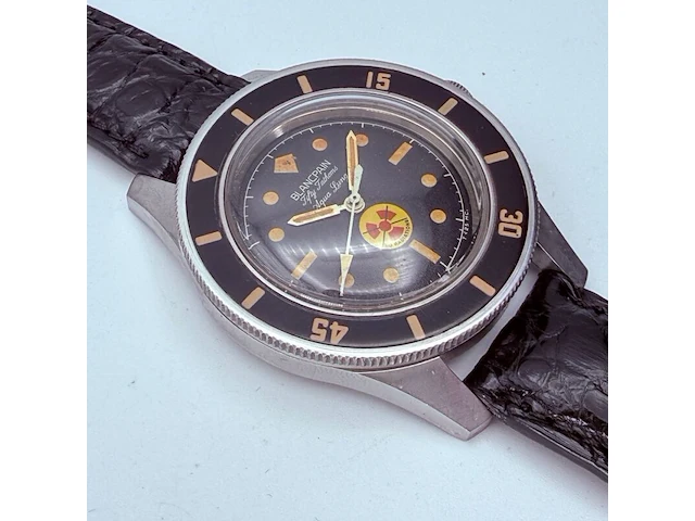 Blancpain fifty fathoms aqua lung automatisch herenhorloge - afbeelding 8 van  13