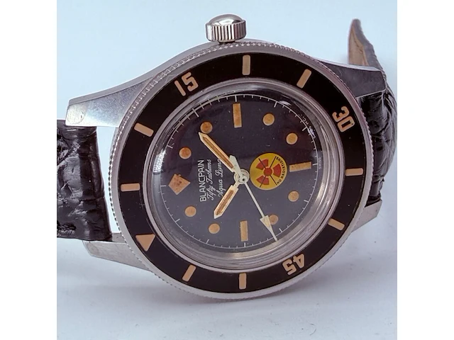 Blancpain fifty fathoms aqua lung automatisch herenhorloge - afbeelding 9 van  13