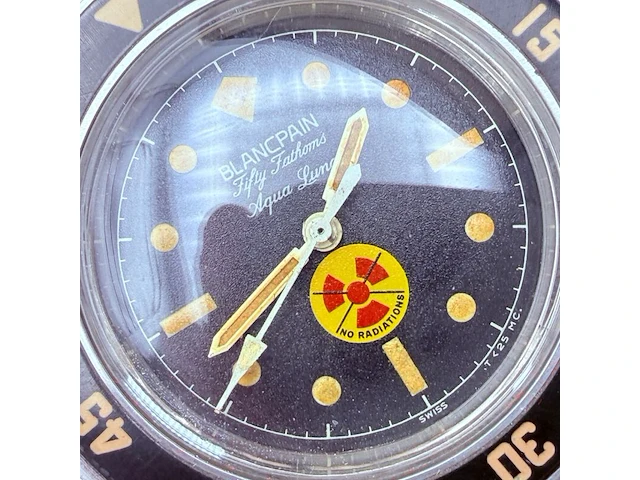 Blancpain fifty fathoms aqua lung automatisch herenhorloge - afbeelding 10 van  13