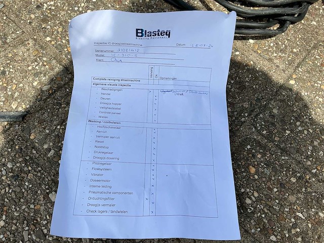 Blasteq - 2021 - ic-310-s - ics ic-310-s professionele droogijsstraalmachine (2021) met accessoires - afbeelding 7 van  30