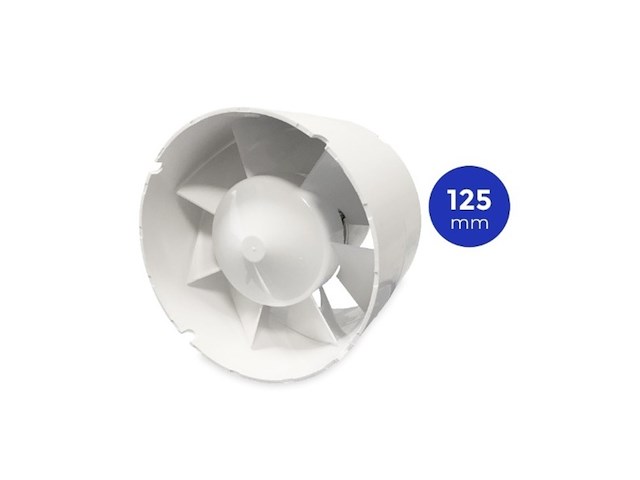 Blauberg tubo125 inschuifbuisventilator 195 m3/h - afbeelding 1 van  3