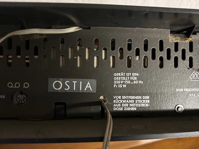 Blaupunkt - ostia vintage buizenradio 1973 - afbeelding 3 van  4