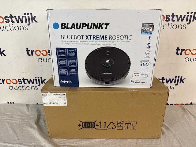 Blaupunkt bluebot xtreme – robotstofzuiger met dweil | inventum aki6015rvs – inbouw afzuigkap 60 cm - afbeelding 1 van  3