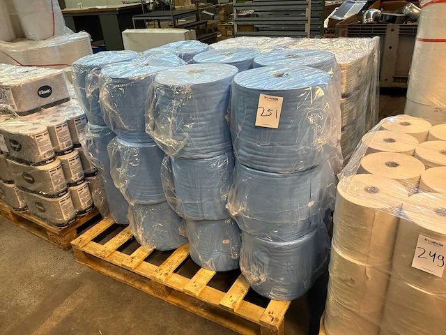 Blauw afdroog papier (21x) - afbeelding 1 van  3