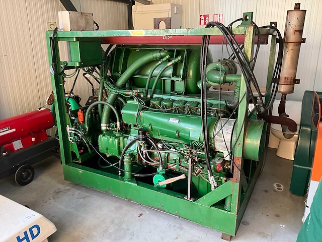 Blauw-rolde hydraulisch aggregaat / power pack - afbeelding 10 van  17