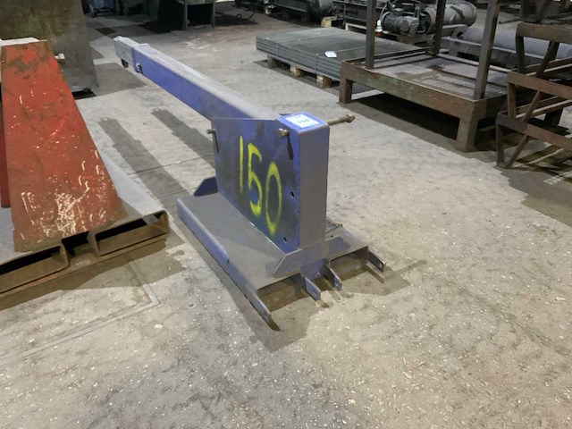 Blauwe hijsmast voor heftruck - afbeelding 1 van  6