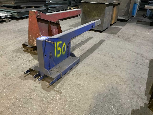 Blauwe hijsmast voor heftruck - afbeelding 2 van  6