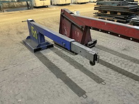 Blauwe hijsmast voor heftruck - afbeelding 3 van  6