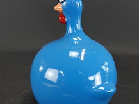 Blauwe "kip dik" decoratie naar goodyz - afbeelding 2 van  5