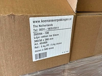 Blauwe ldpe zakken (380/50 x 380 mm) (24500x) - afbeelding 2 van  3