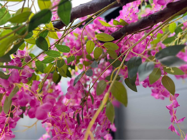 Blauwe regen kunstboom - afbeelding 8 van  11