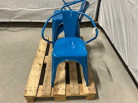 Blauwe stoelen (3x) - afbeelding 3 van  3