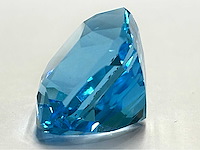 Blauwe topaas 33.53 carat natuurlijke topaas - afbeelding 2 van  4