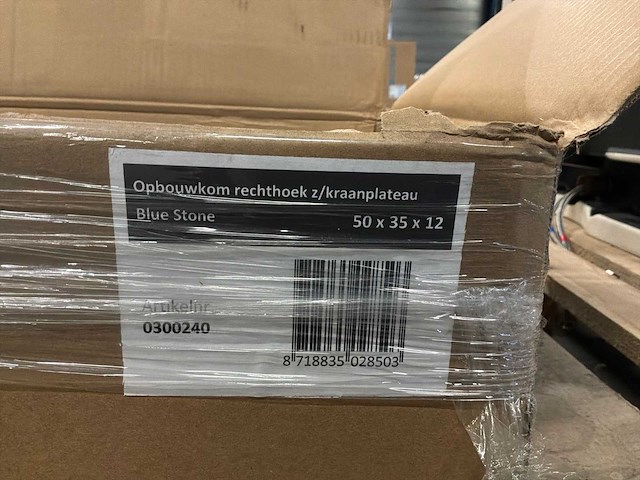 Bleu stone wastafel (2x) - afbeelding 3 van  4
