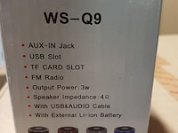 Bleutooth speaker ws-q9 5 stuks l001 - afbeelding 5 van  9