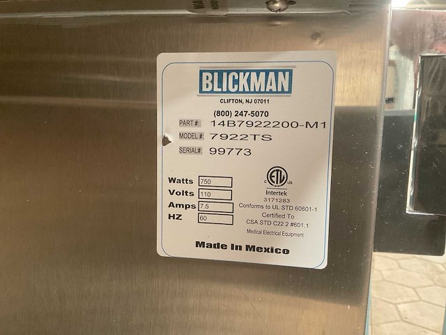 Blickman warming unit - afbeelding 3 van  6