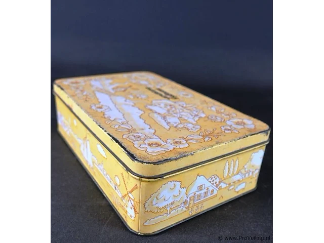 Blik met kunstkoekjes als kaarsjes - afbeelding 4 van  5
