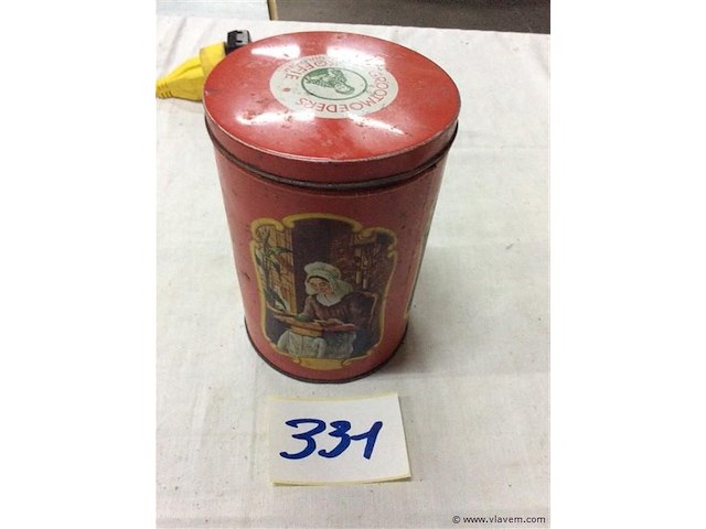 Blikken doos grootmoeders koffie - afbeelding 1 van  3