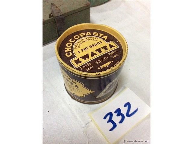 Blikken doos kwata - afbeelding 1 van  2