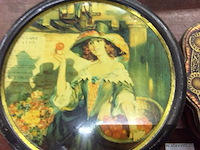 Blikken dozen 2stuks - afbeelding 3 van  4