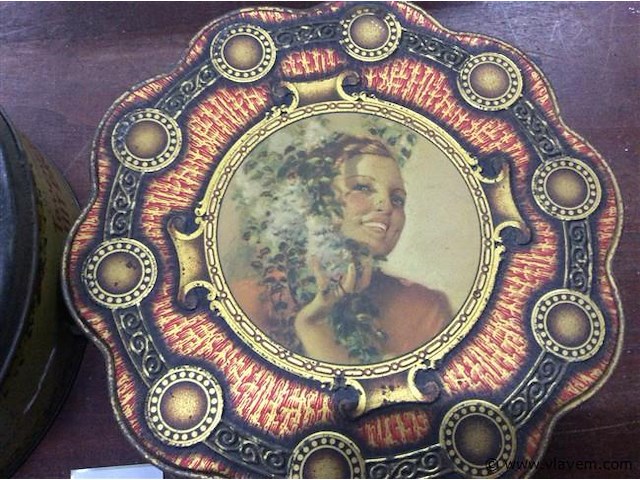 Blikken dozen 2stuks - afbeelding 4 van  4