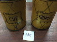 Blikken dozen 2stuks - afbeelding 2 van  2