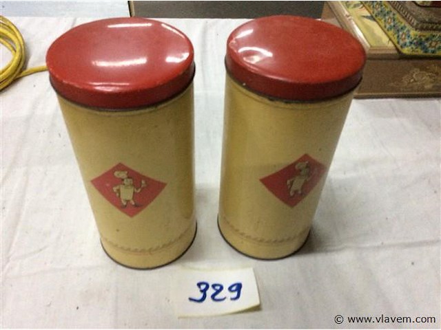 Blikken dozen ( beschuit ) - afbeelding 1 van  2