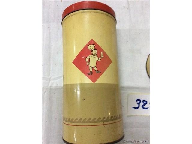 Blikken dozen ( beschuit ) - afbeelding 2 van  2