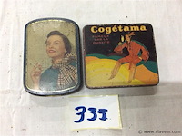 Blikken dozen tabak - afbeelding 1 van  2