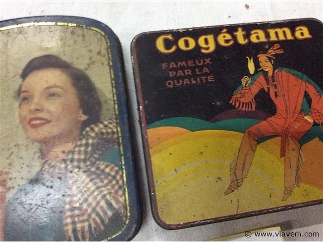 Blikken dozen tabak - afbeelding 2 van  2