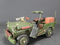 Blikken legerjeep - afbeelding 1 van  5