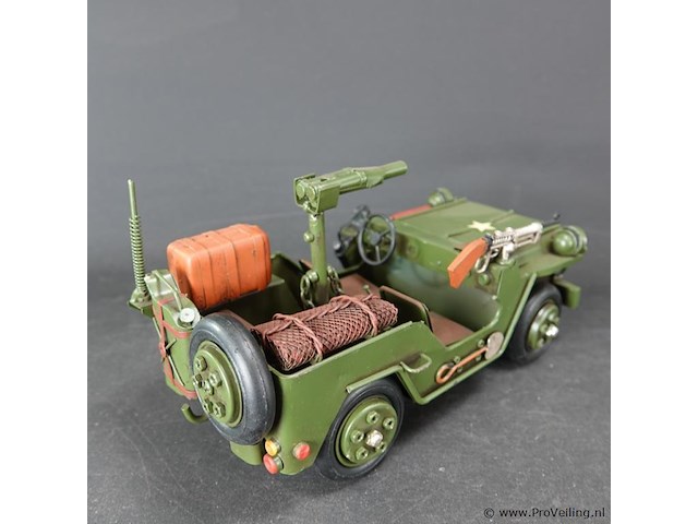 Blikken legerjeep - afbeelding 3 van  5