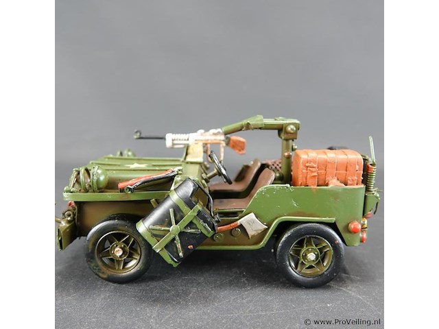 Blikken legerjeep - afbeelding 2 van  5