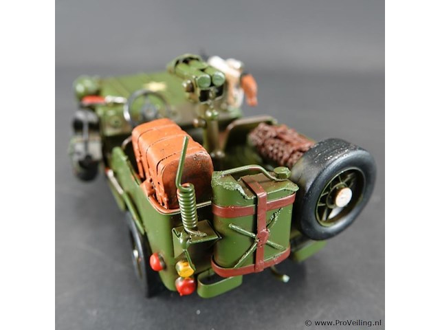 Blikken legerjeep - afbeelding 3 van  5