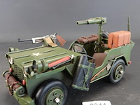 Blikken legerjeep - afbeelding 1 van  5