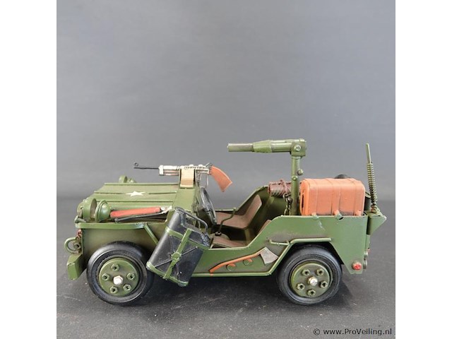 Blikken legerjeep - afbeelding 2 van  5