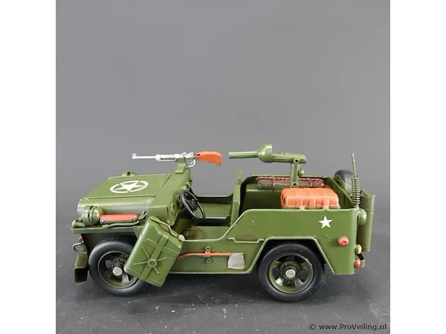 Blikken legerjeep - afbeelding 2 van  5
