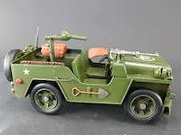 Blikken legerjeep - afbeelding 3 van  5