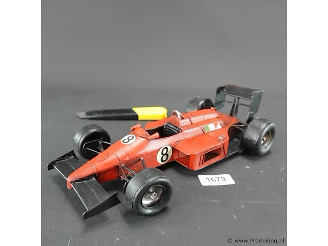 Blikken racewagen - afbeelding 1 van  5