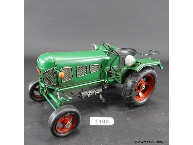 Blikken tractor - afbeelding 1 van  5